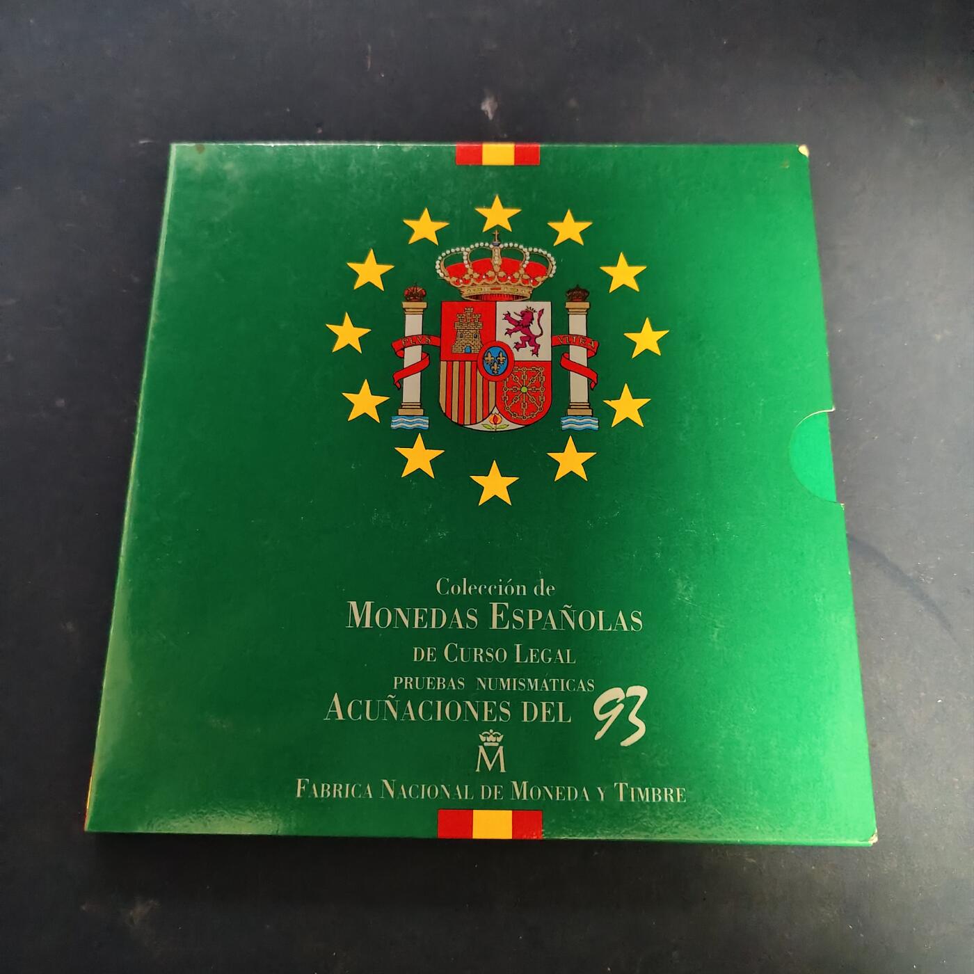 【全场包邮】纯粹捡漏拍517场 西班牙1993年官方封装套币（含6枚纪念币）-MS19