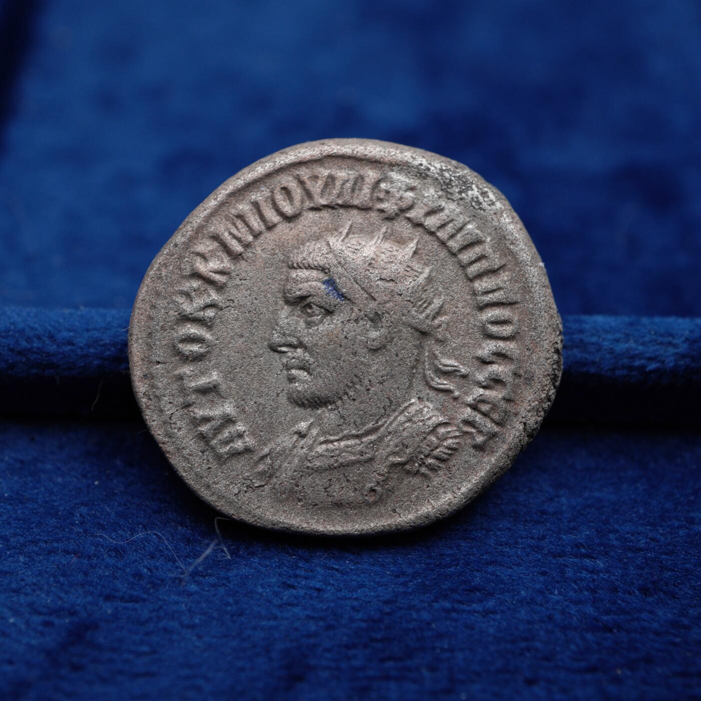 琋语集藏2026年04月欧洲古典打制币拍卖 古罗马叙利亚行省-菲利普一世与雄鹰4德银币（左像）