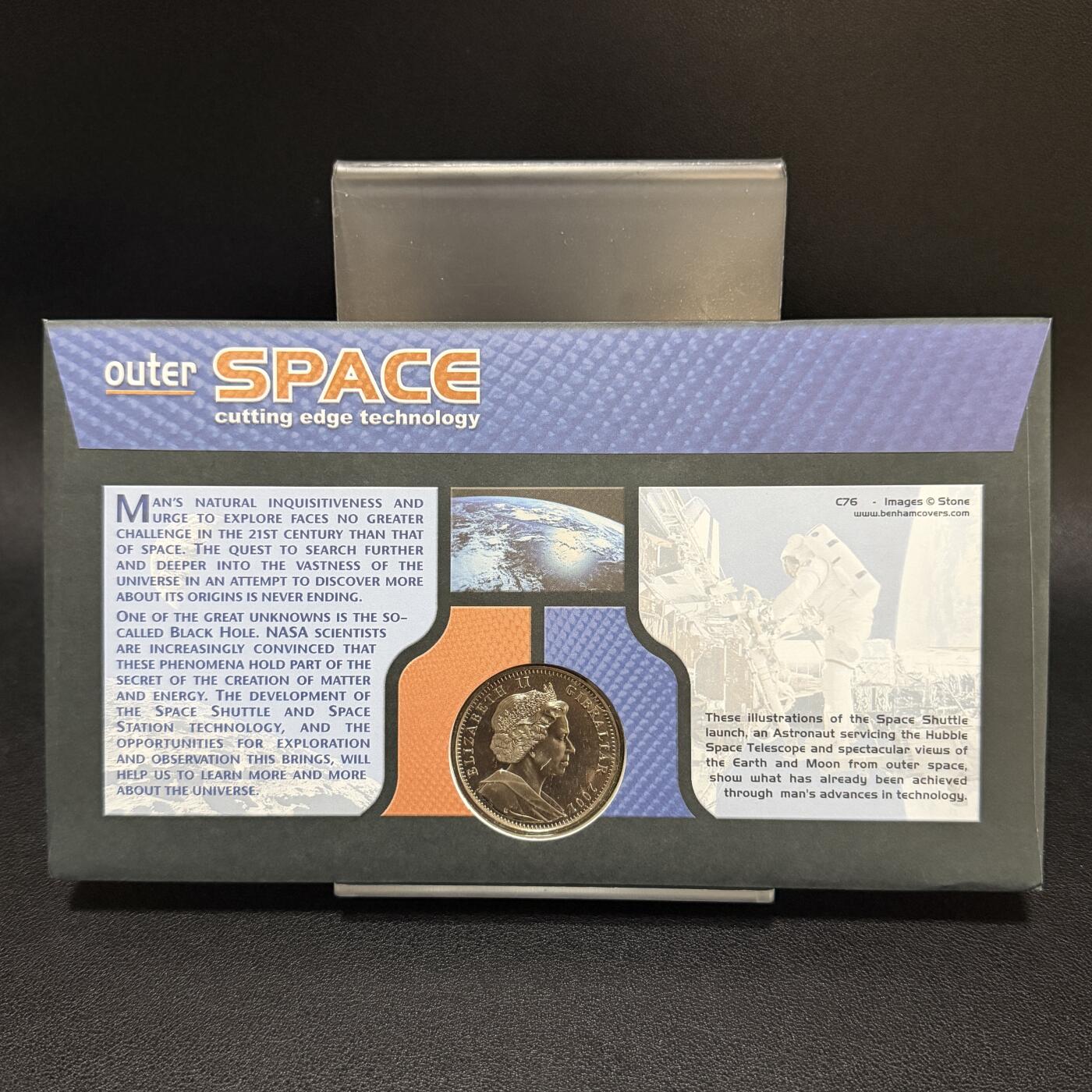 ＜星葵🌻钱币社＞第72期·东奔西走的硬币·3月31日发货 〈邮币封〉直布罗陀2001年21世纪1克朗纪念币