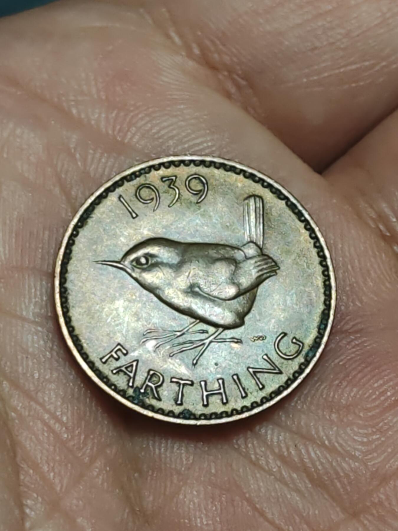 2026年第三十八场(总第二百零七场）外国好品散币场(免佣金) 英国🇬🇧1939年1法新(乔治六世第一版)