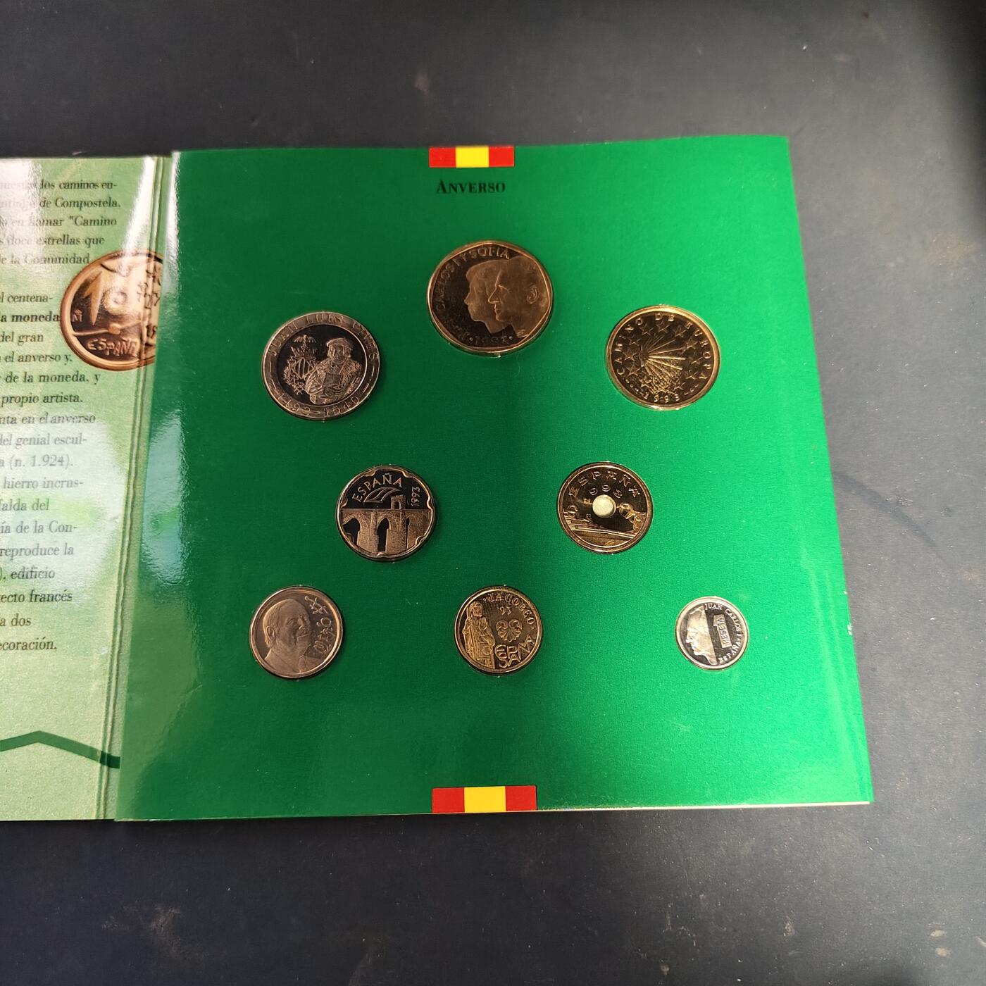 【全场包邮】纯粹捡漏拍517场 西班牙1993年官方封装套币（含6枚纪念币）-MS19