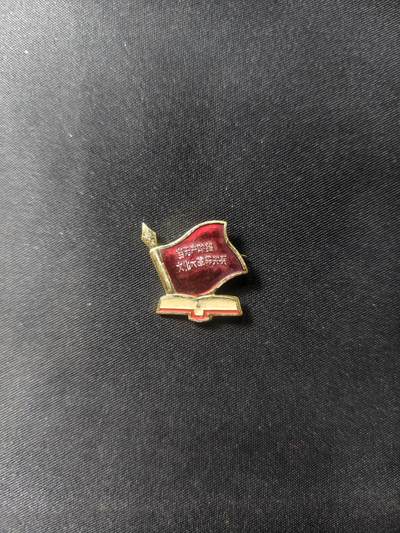 云宸嘉赏-勋臻文献佳藏优品精选场次（低佣 转发佣金红包） - 异型红旗“当无产阶级文化大派对尖兵”像章 精品语录章 