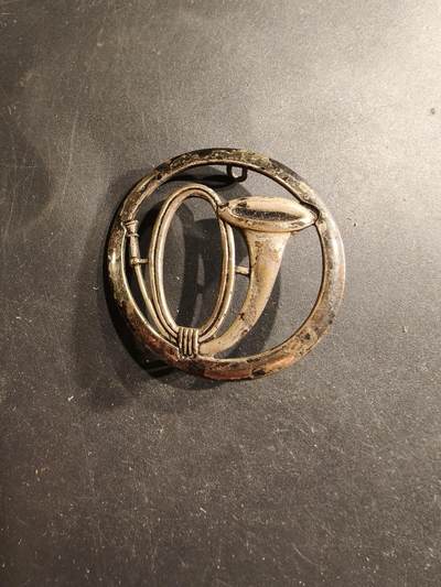 老王徽章第190期 - 法国山地兵贝雷帽徽    银色