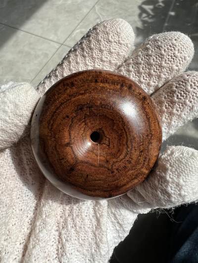 零元拍：海南黄花梨超大面包圈：53/33MM - 零元拍：海南黄花梨超大面包圈：53/33MM