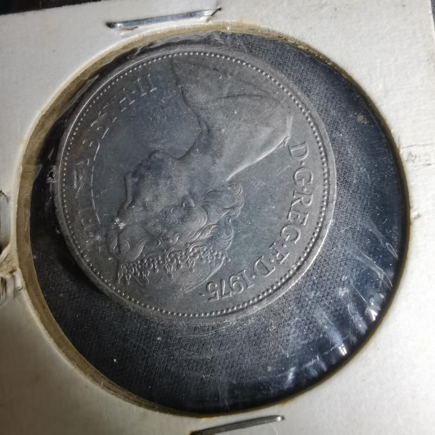 沼泽如烟--第1037场 英国1975年10便士