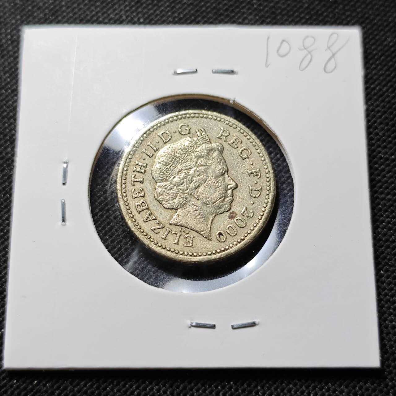 KK钱币收藏小铺  第410期 2月预留时间 周末发货  英国1镑龙