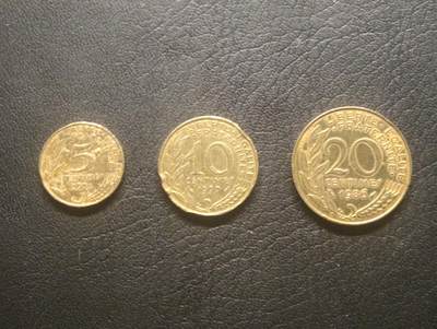 荟藏特别场次第十三期——“社长的硬币堆 精品场次” - 法国5+10+20分