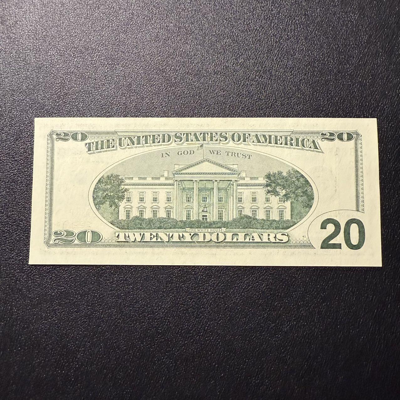 第16期 美国2001年 20元 全新unc- 