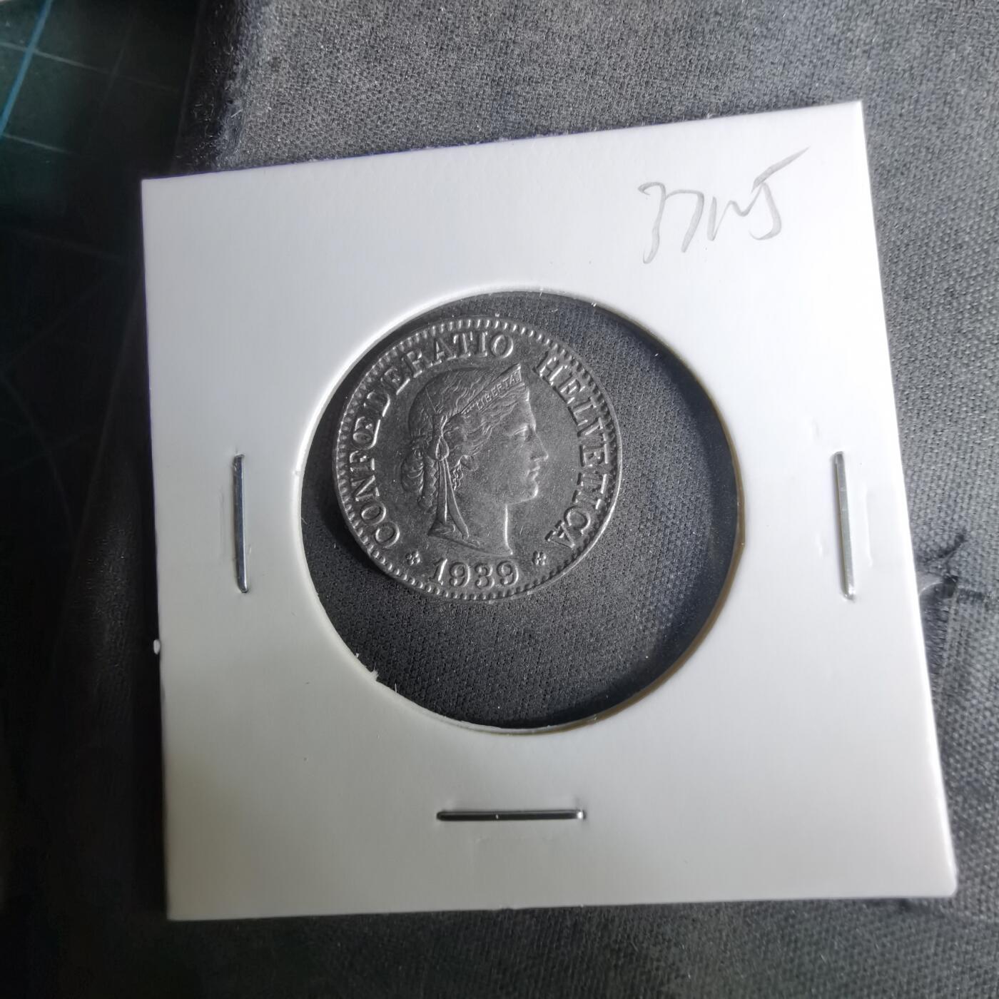 沼泽如烟--第1037场 瑞士1939年10生丁