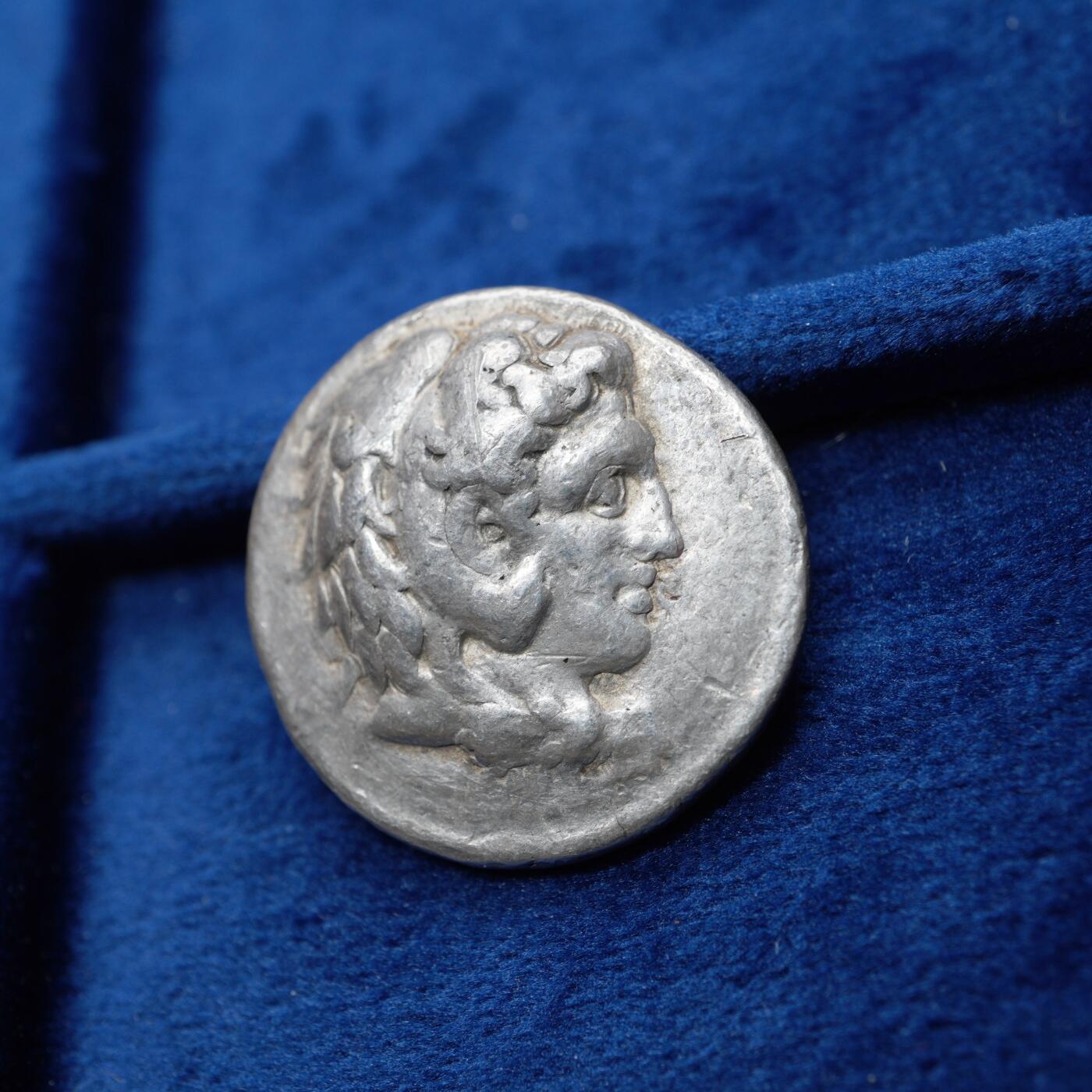 琋语集藏2026年04月欧洲古典打制币拍卖 古希腊马其顿王国大力神赫拉克勒斯4德银币