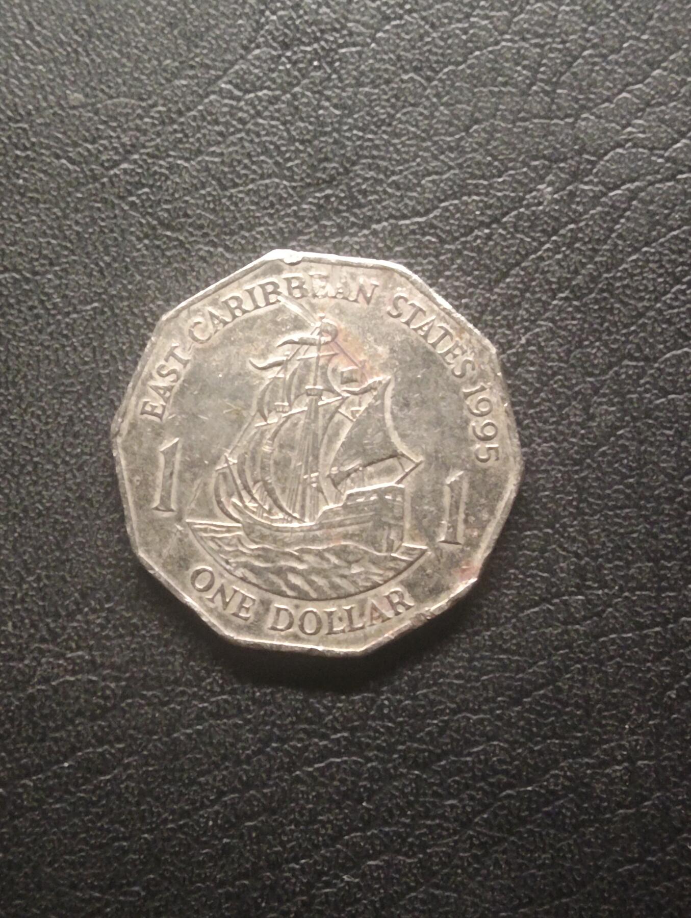 荟藏特别场次第十三期——“社长的硬币堆 精品场次” 东加勒比共同体1995年1元