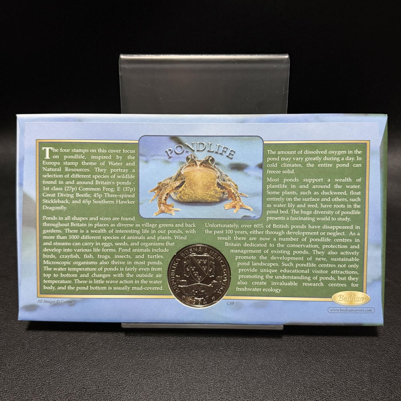 ＜星葵🌻钱币社＞第72期·东奔西走的硬币·3月31日发货 〈邮币封〉波黑1994年保护地球·河翠鸟500第纳尔克朗型纪念币