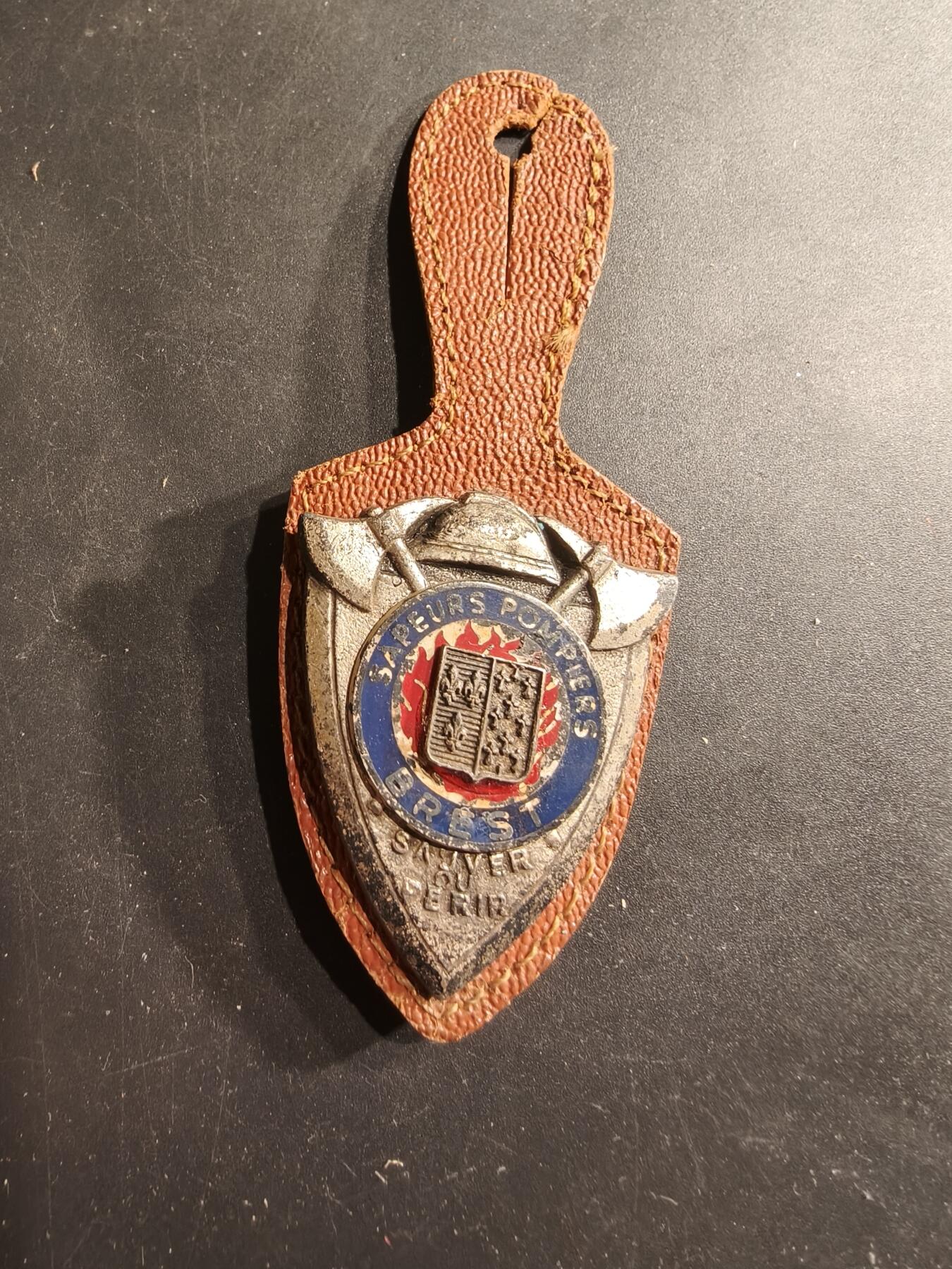 老王徽章第190期 法国布雷斯特省消防员证章