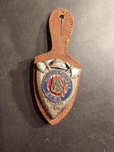 老王徽章第190期 - 法国布雷斯特省消防员证章