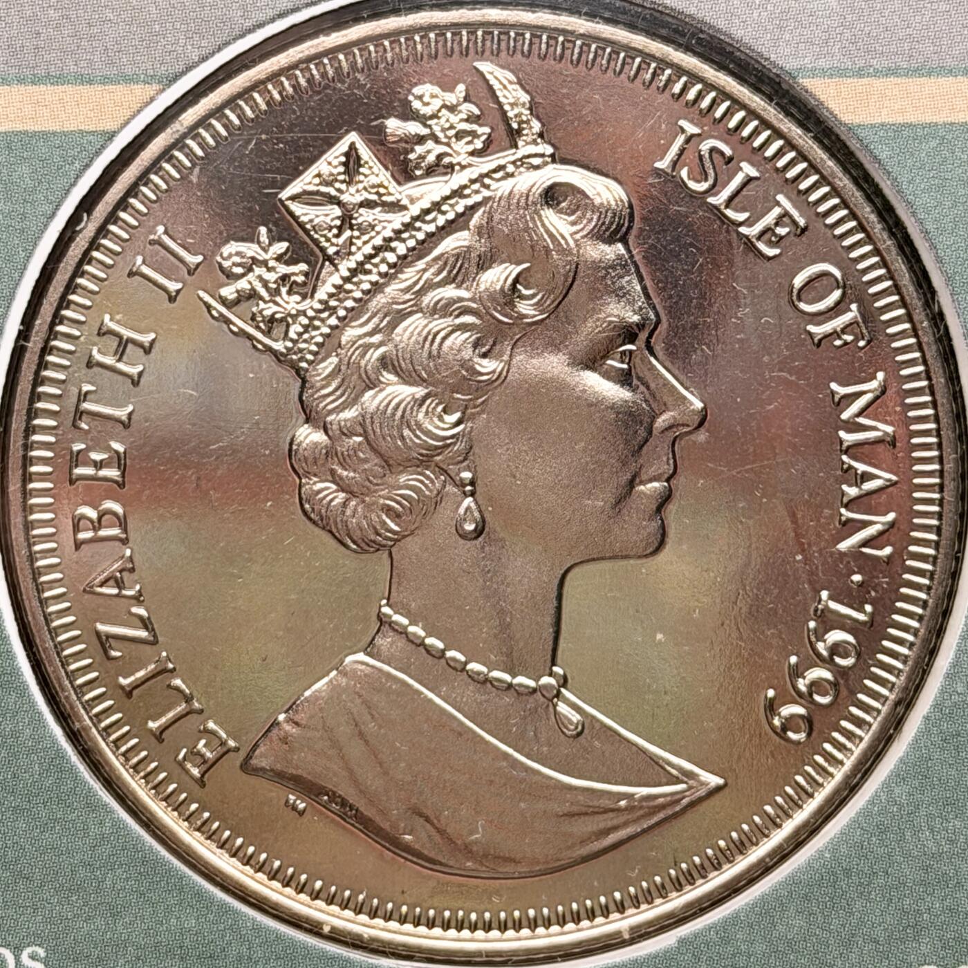 ＜星葵🌻钱币社＞第72期·东奔西走的硬币·3月31日发货 〈邮币封〉马恩岛1999年千禧年·一战停战日80周年1克朗纪念币