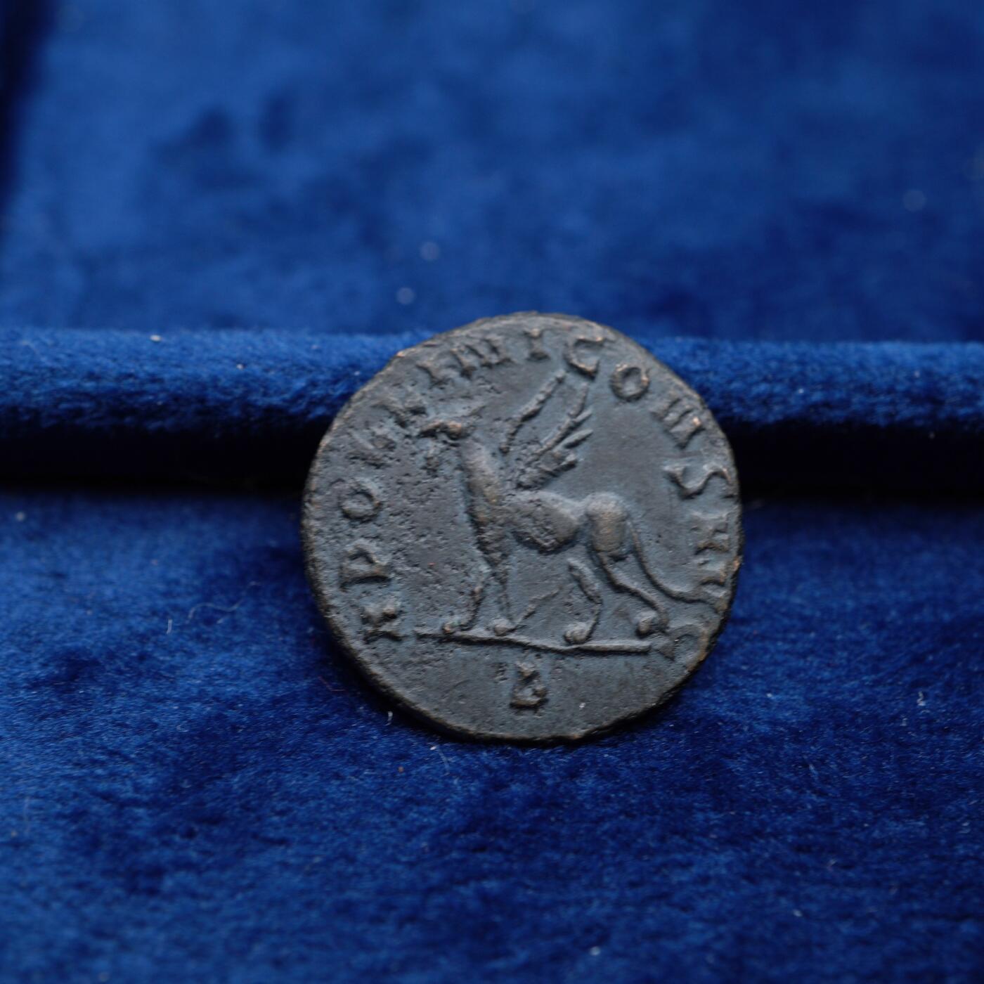 琋语集藏2026年04月欧洲古典打制币拍卖 古罗马帝国加里恩努斯-狮鹫铜币