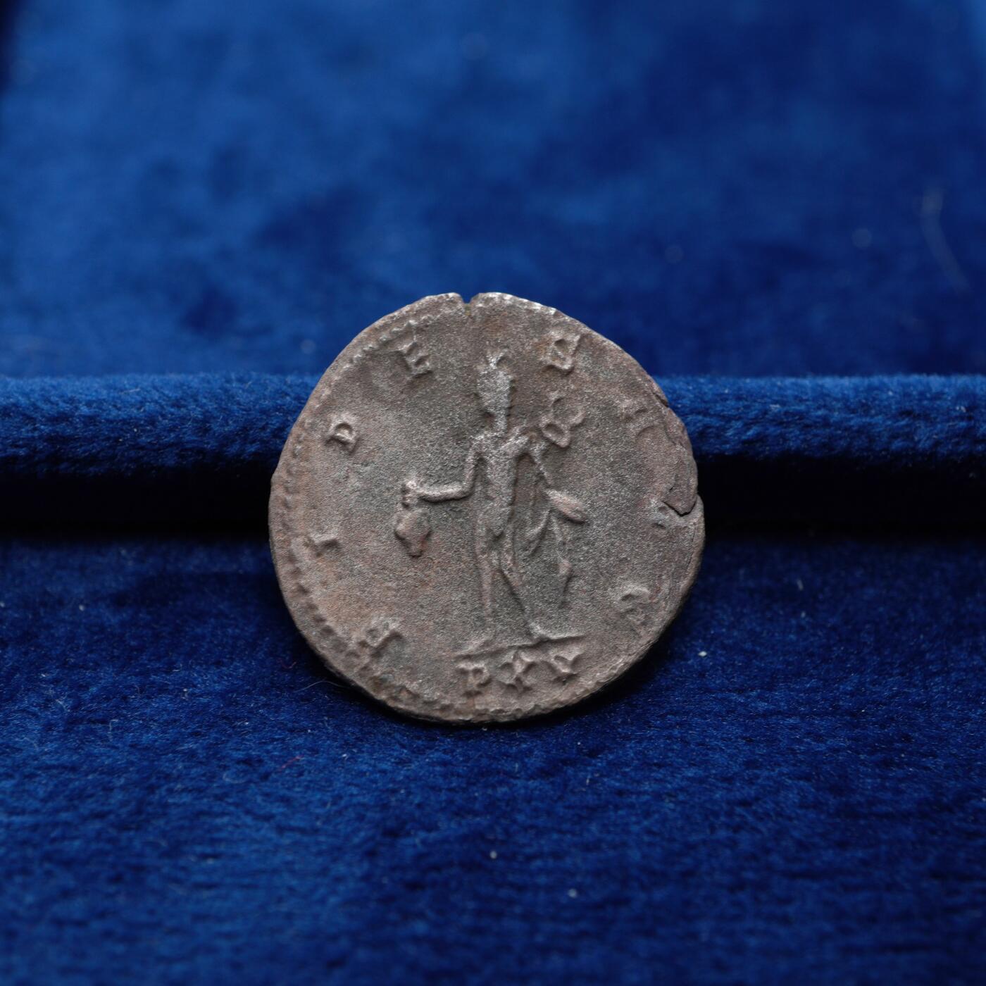 琋语集藏2026年04月欧洲古典打制币拍卖 古罗马帝国-伽里恩努斯银铜合金币