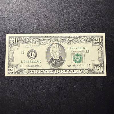 第16期 - 美国1993年 20元 全新unc