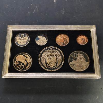 【全场包邮】纯粹捡漏拍517场 - 【少见】新西兰1971年官方封装精制套币-PS12-量5000