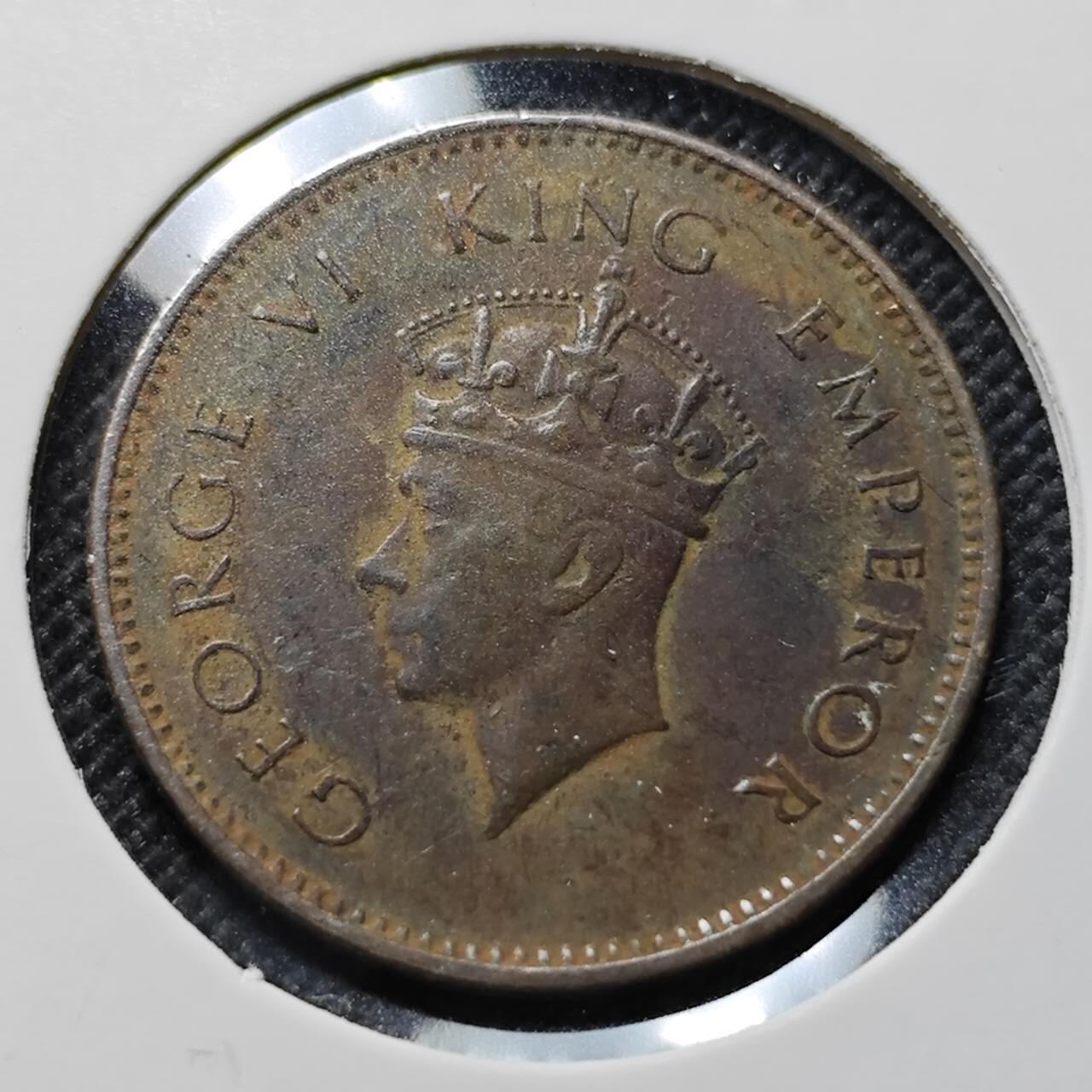 KK钱币收藏小铺  第410期 2月预留时间 周末发货  英属印度铜币