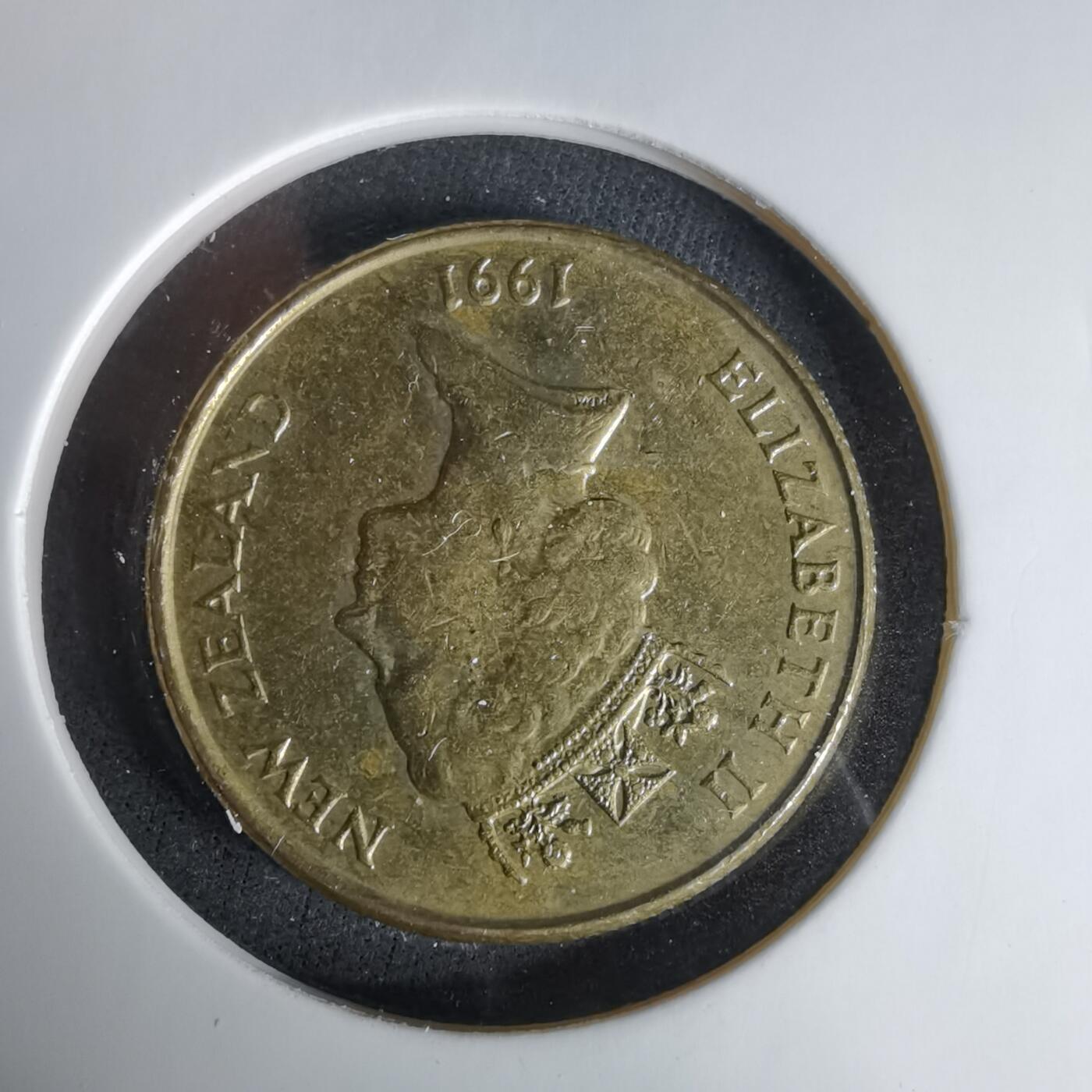 沼泽如烟--第1037场 新西兰1991年一元