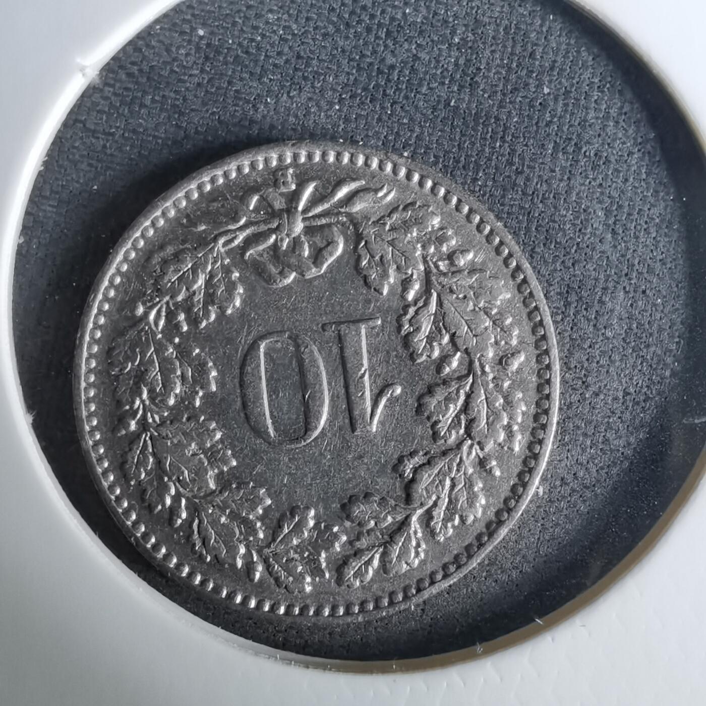 沼泽如烟--第1037场 瑞士1938年10生丁