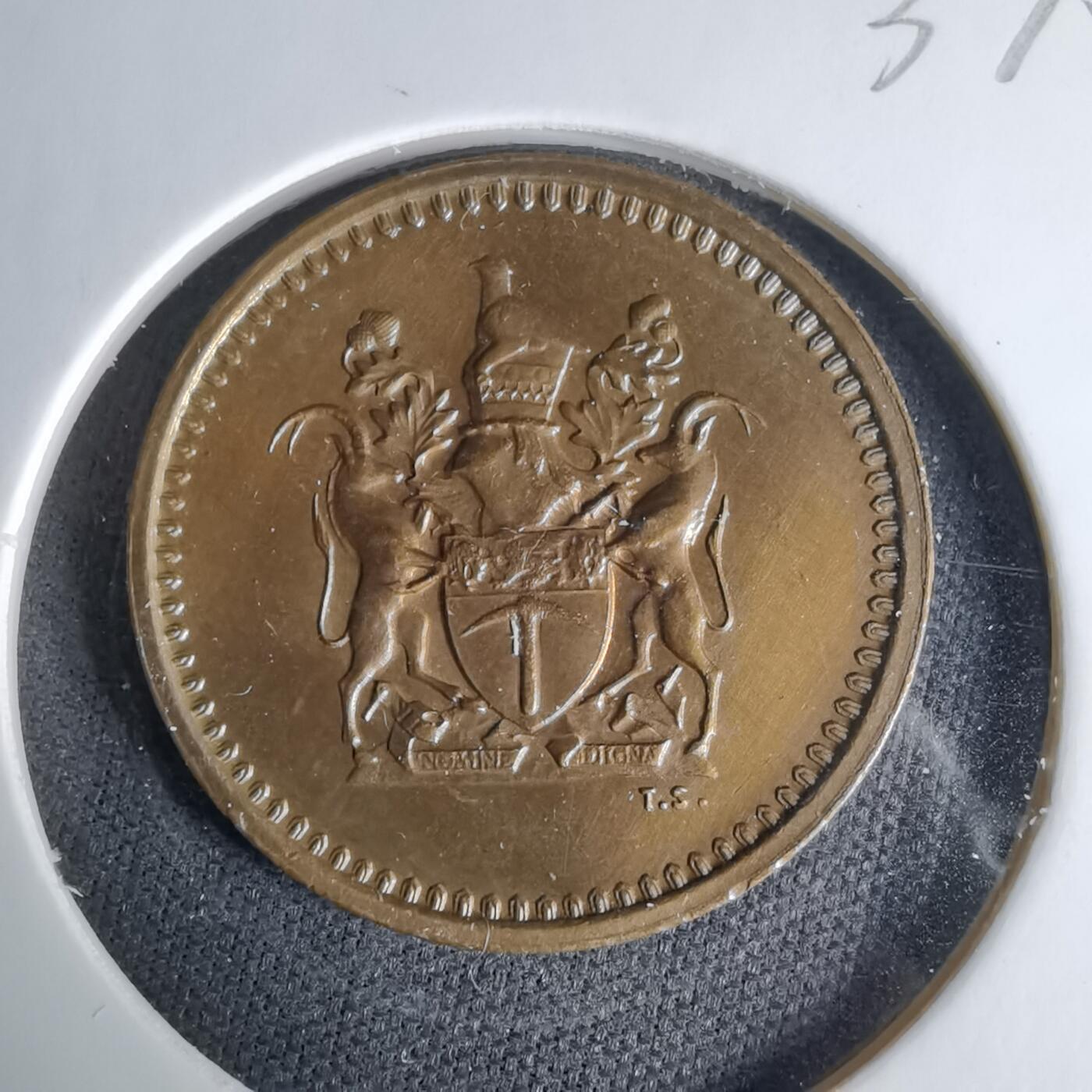 沼泽如烟--第1037场 罗德西亚1977年一分