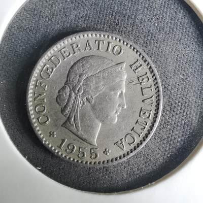 沼泽如烟--第1037场 - 瑞士1955年5生丁