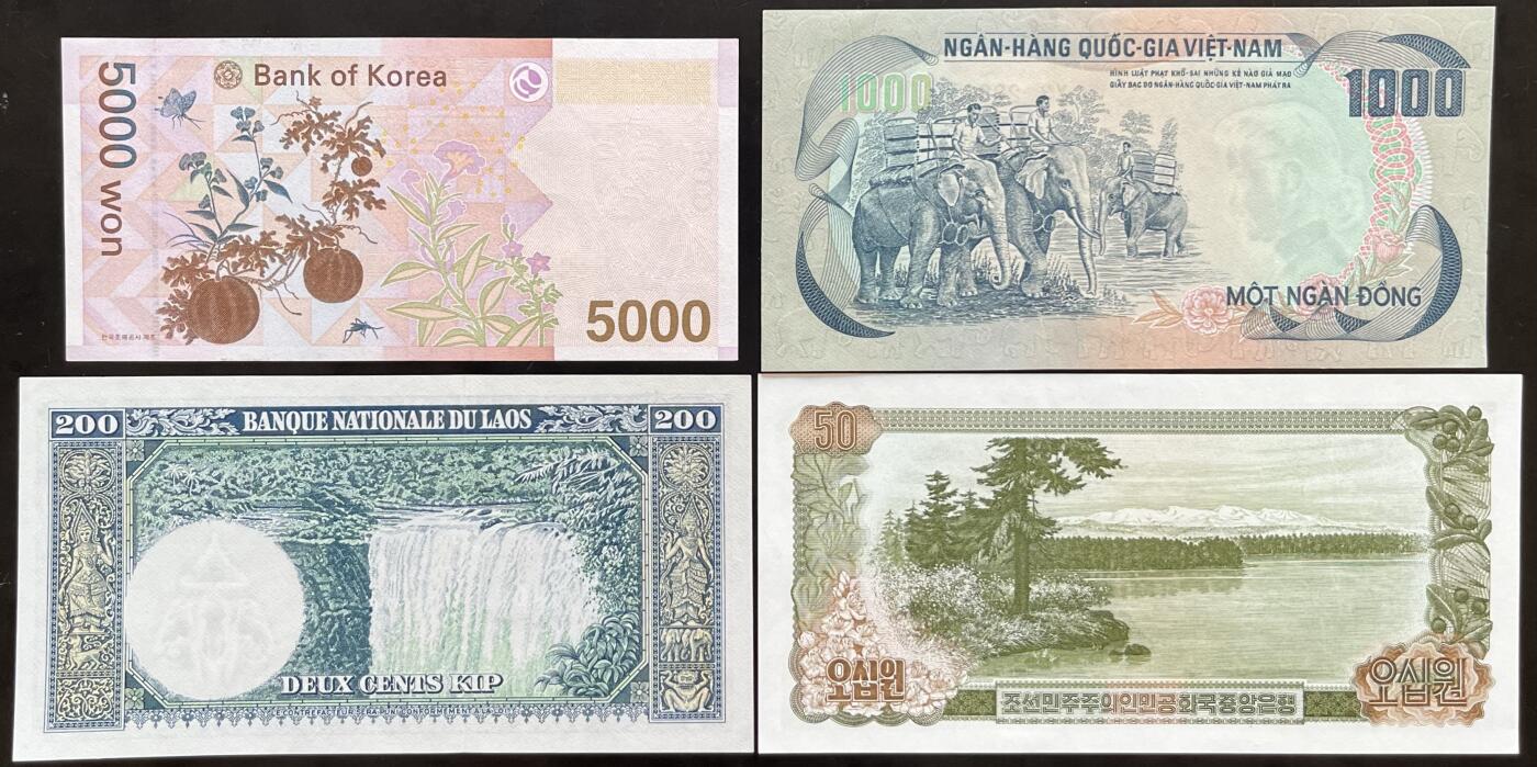 小福收藏拍卖第203期 裸钞场 本期有多张豹子号靓号 仅发行1000枚亚克力砖封蒙古20000图格里克帝国800周年纪念钞 瑞士200法郎 百慕大样钞洋葱冠全套 巴林首版大全套 卡塔尔四张套 越南 保加利亚 马其顿等多国精美纸币