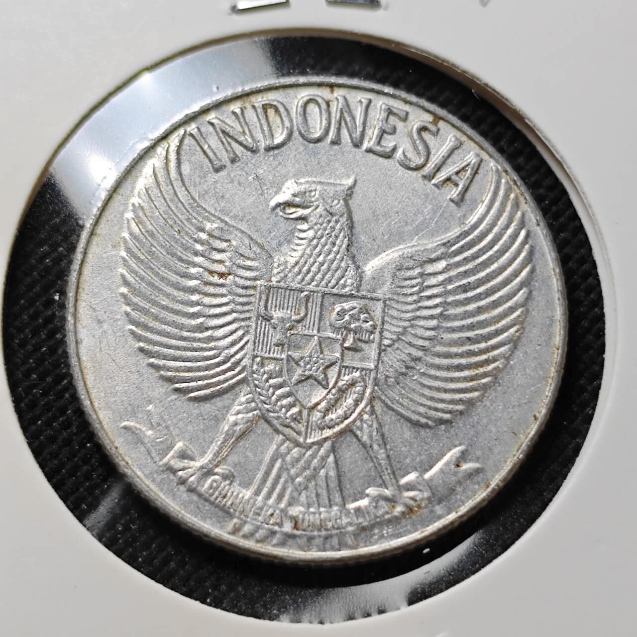 KK钱币收藏小铺  第410期 2月预留时间 周末发货  1958印尼50仙