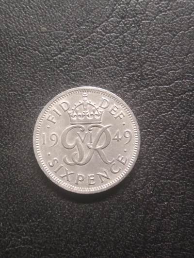 荟藏特别场次第十三期——“社长的硬币堆 精品场次” - 英国1949年6便士 乔治六世