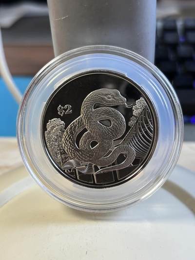 第194期拍卖 - 新加坡2025年十二生肖蛇年铜镍纪念币带盒证书