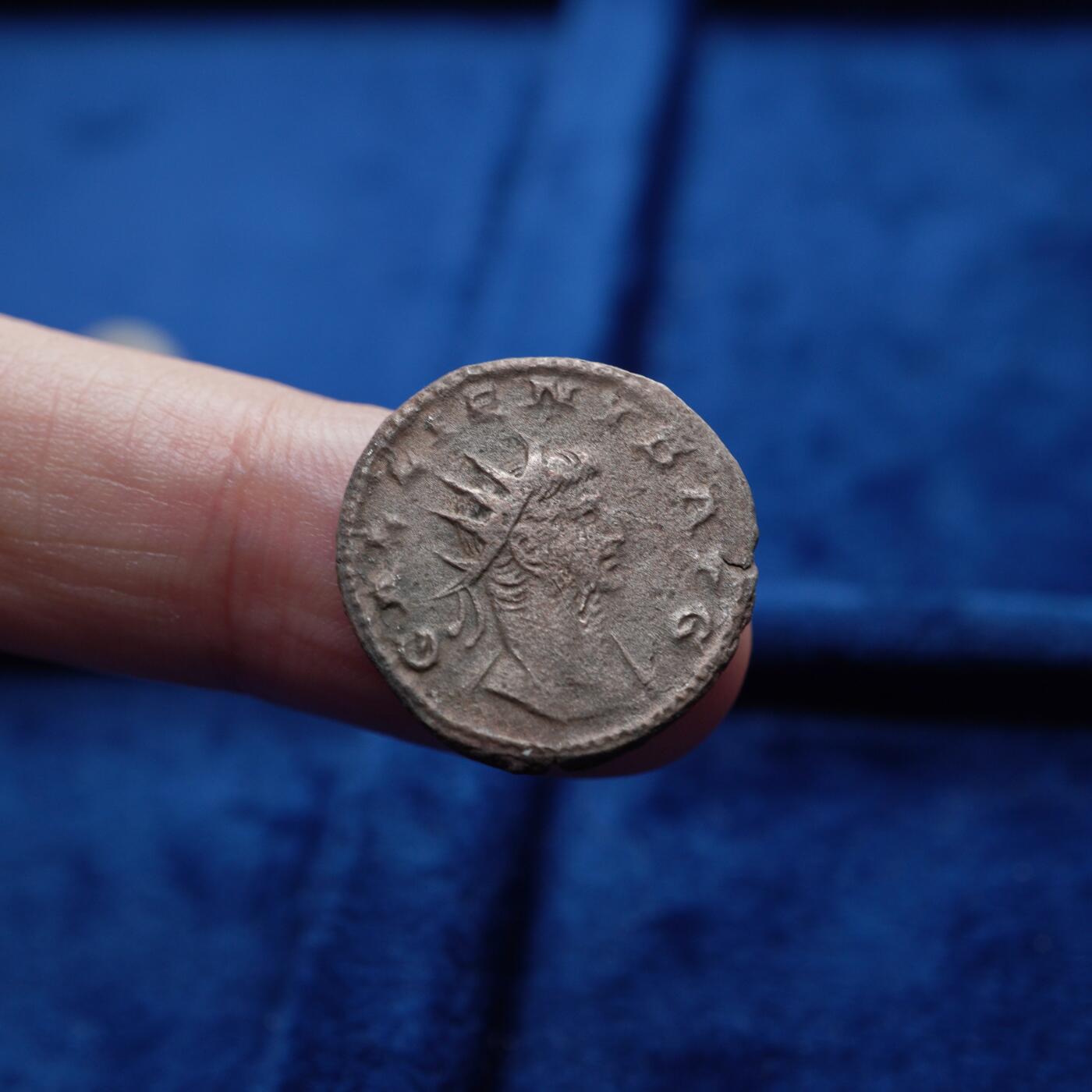 琋语集藏2026年04月欧洲古典打制币拍卖 古罗马帝国-伽里恩努斯银铜合金币