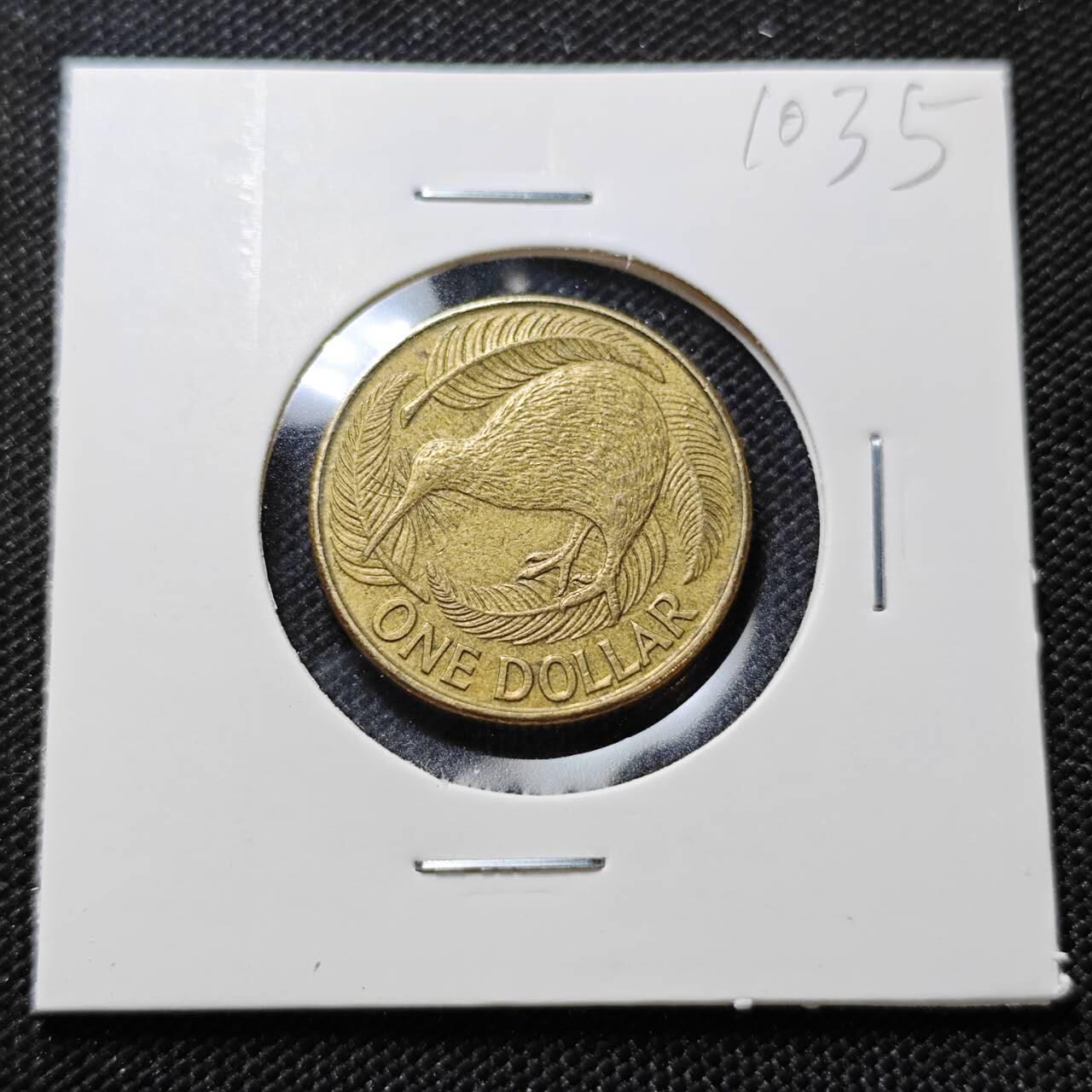 KK钱币收藏小铺  第410期 2月预留时间 周末发货  新西兰1元