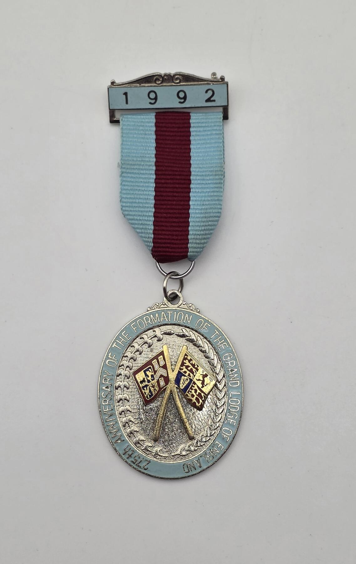 共济会拍卖专场 共济会-1992年英格兰总会所275周年纪念章