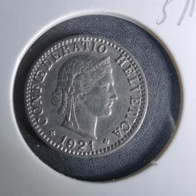 沼泽如烟--第1037场 - 瑞士1921年20生丁