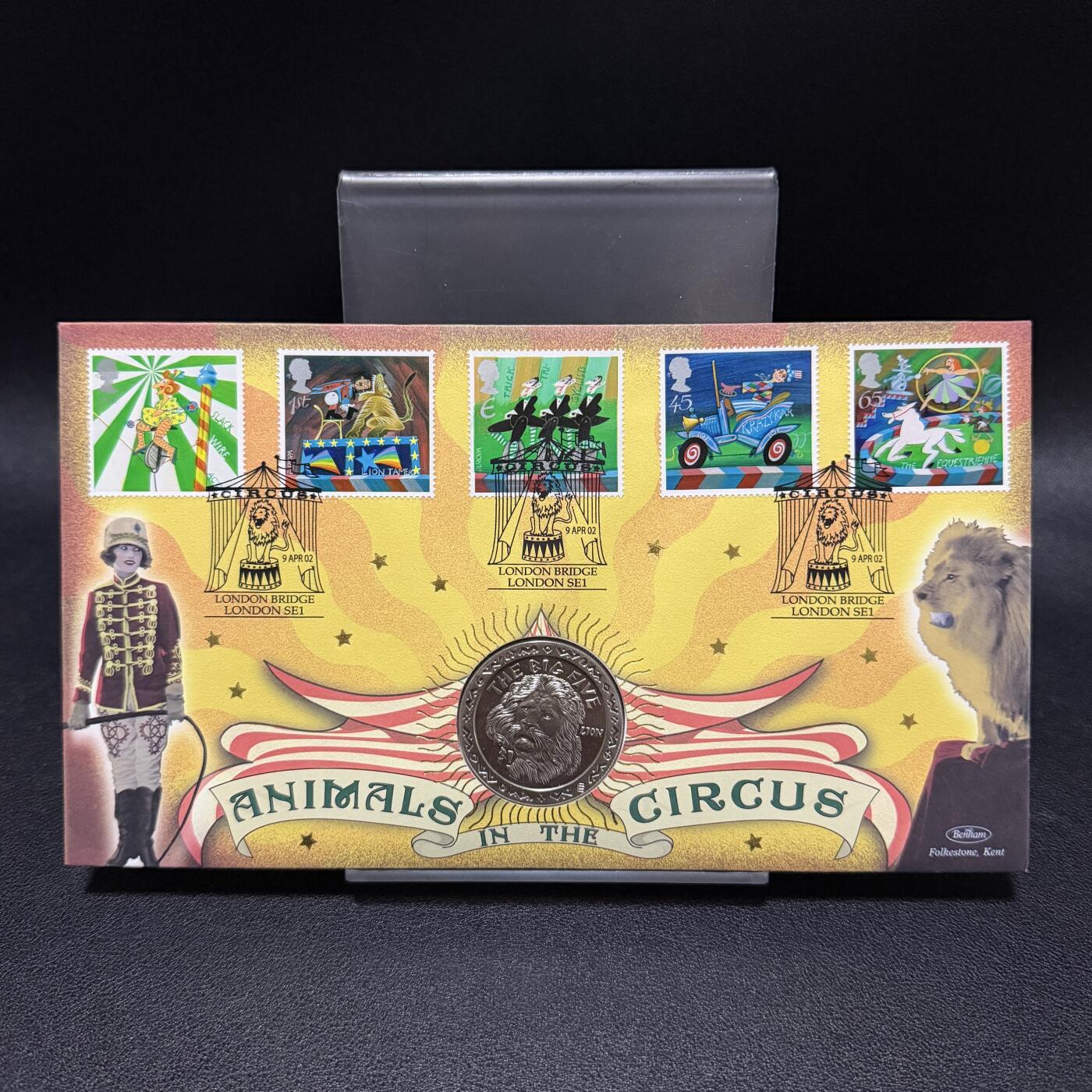 ＜星葵🌻钱币社＞第72期·东奔西走的硬币·3月31日发货 〈邮币封〉塞拉利昂2001年非洲五霸·狮子1元克朗型纪念币