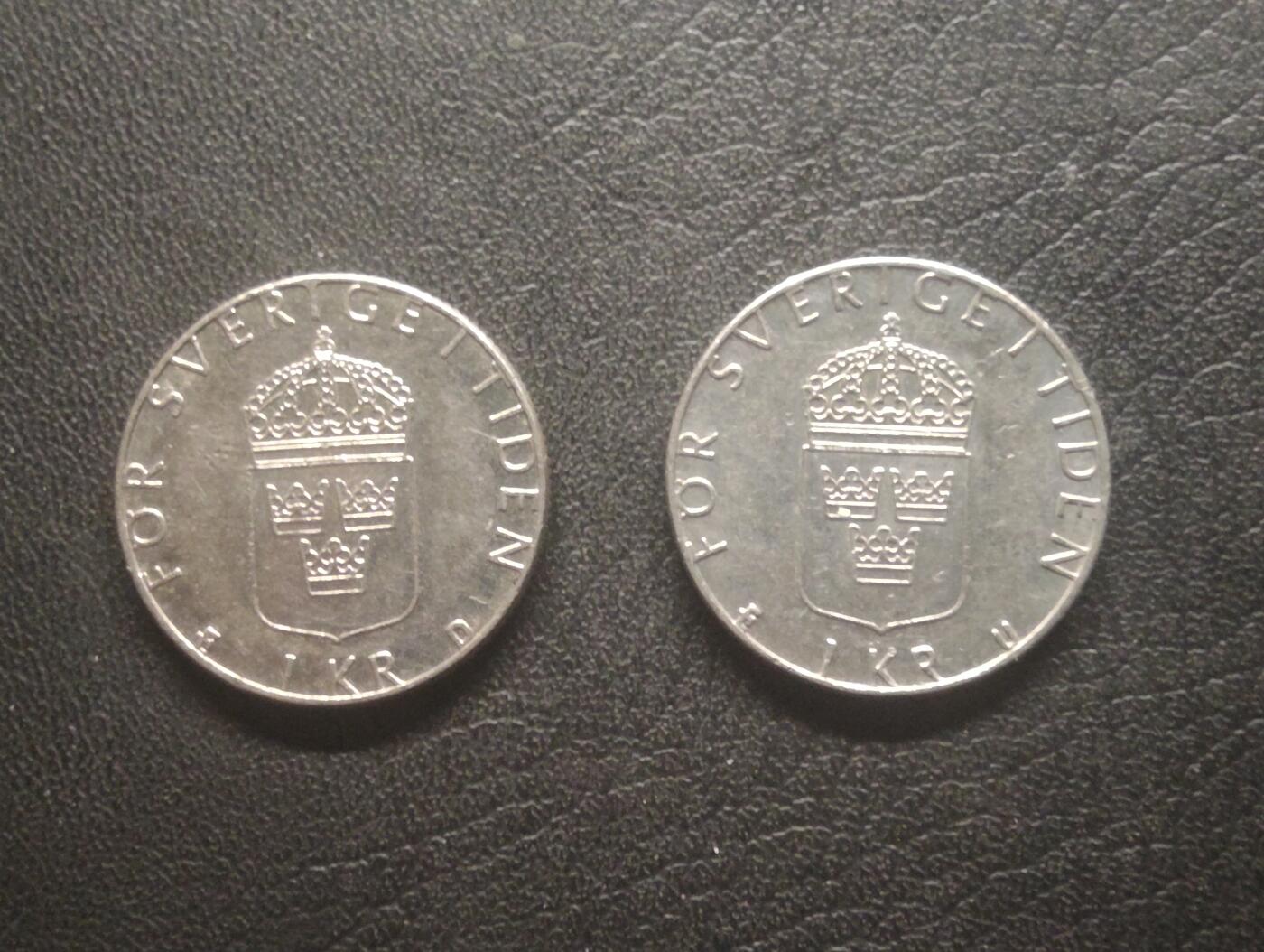 荟藏特别场次第十三期——“社长的硬币堆 精品场次” 瑞典1克朗批量两个