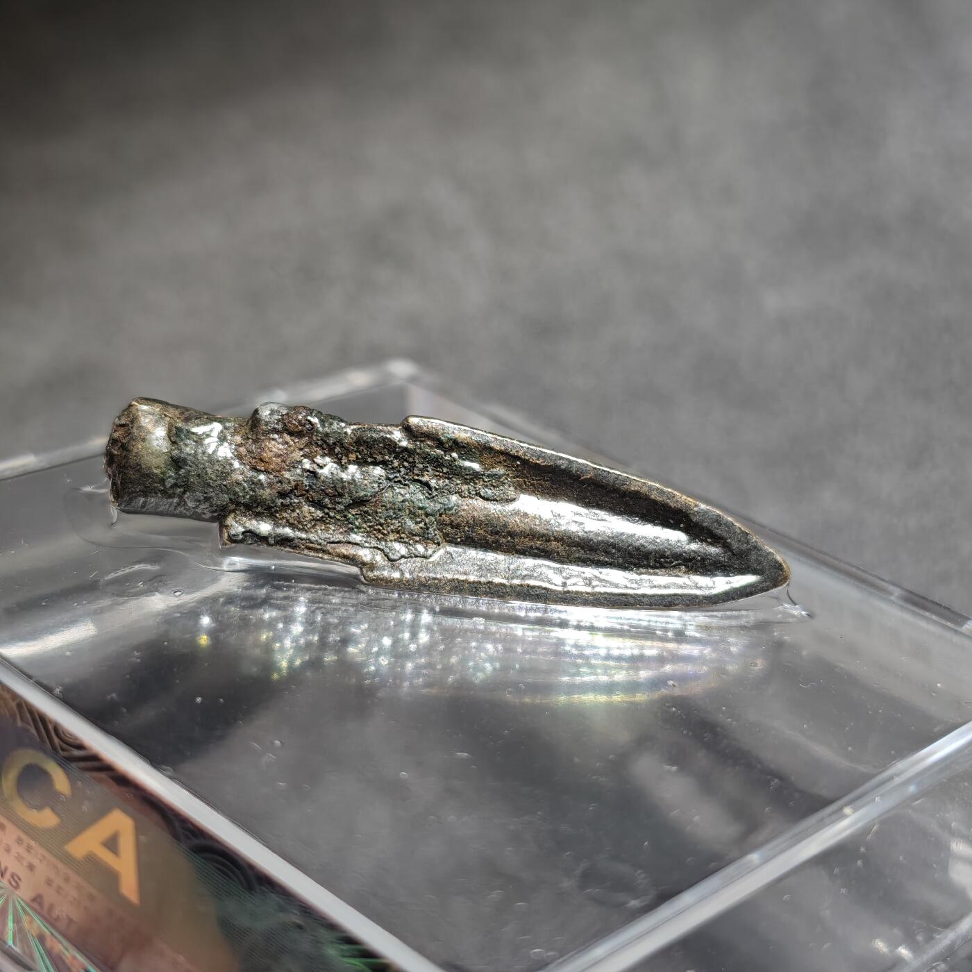 大象古币古希腊古罗马钱币专场首次拍卖1 公博评级80战国汉代三翼形青铜箭镞箭头战国时期的狙击步枪子弹特别锋利制造打磨精美