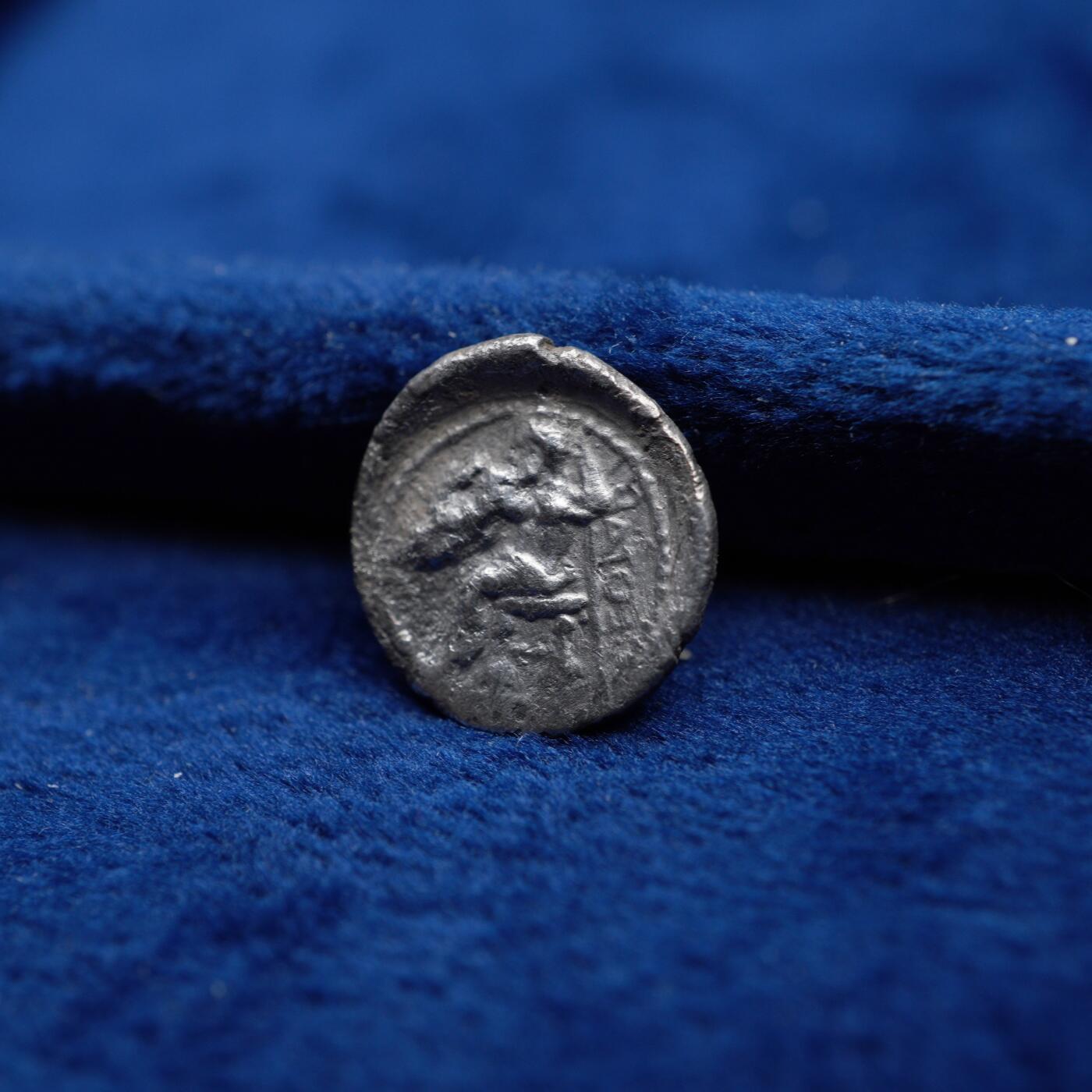 琋语集藏2026年04月欧洲古典打制币拍卖 古希腊马其顿王国亚历山大大力神1奥波银币