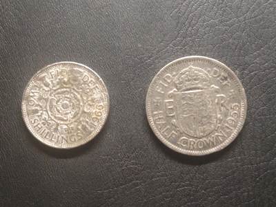 荟藏特别场次第十三期——“社长的硬币堆 精品场次” - 英国女王版2先令+半克朗