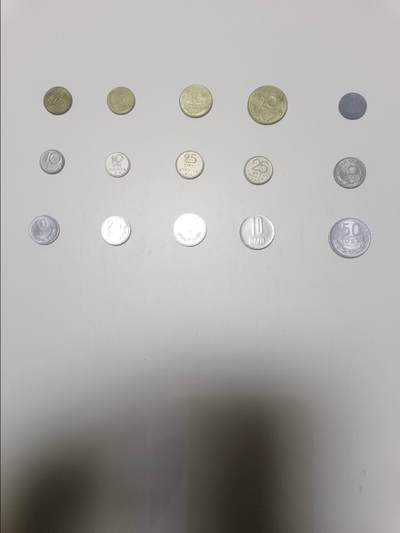 【20260330】非全新纸币和硬币第351场 - 欧洲国家15枚硬币