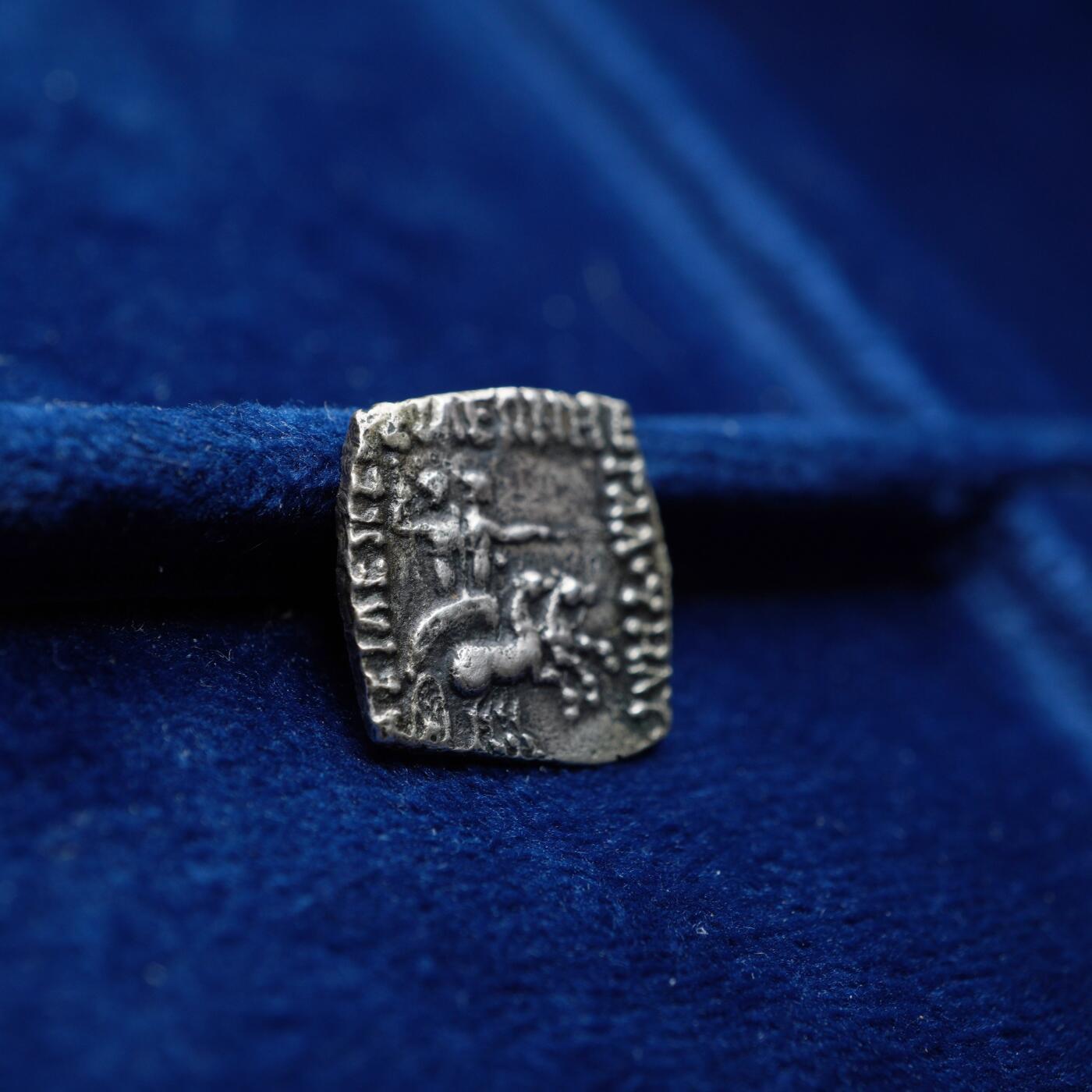 琋语集藏2026年04月欧洲古典打制币拍卖 印度-塞克 毛伊斯1德方形银币（Weinstein旧藏）