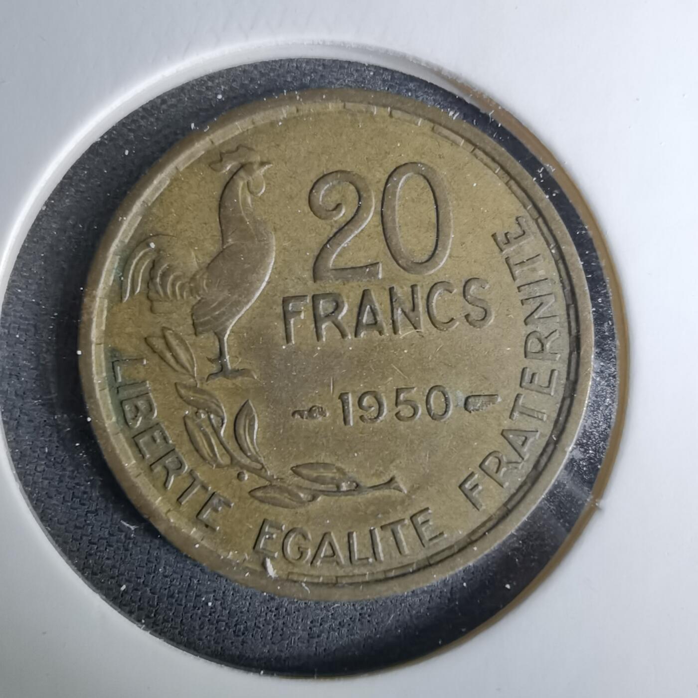 沼泽如烟--第1037场 法国1950年20法郎