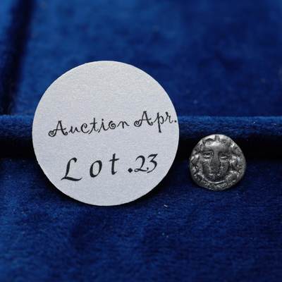 琋语集藏2026年04月欧洲古典打制币拍卖 - 古希腊皮西迪亚地区-雅典娜与美杜莎1奥波银币