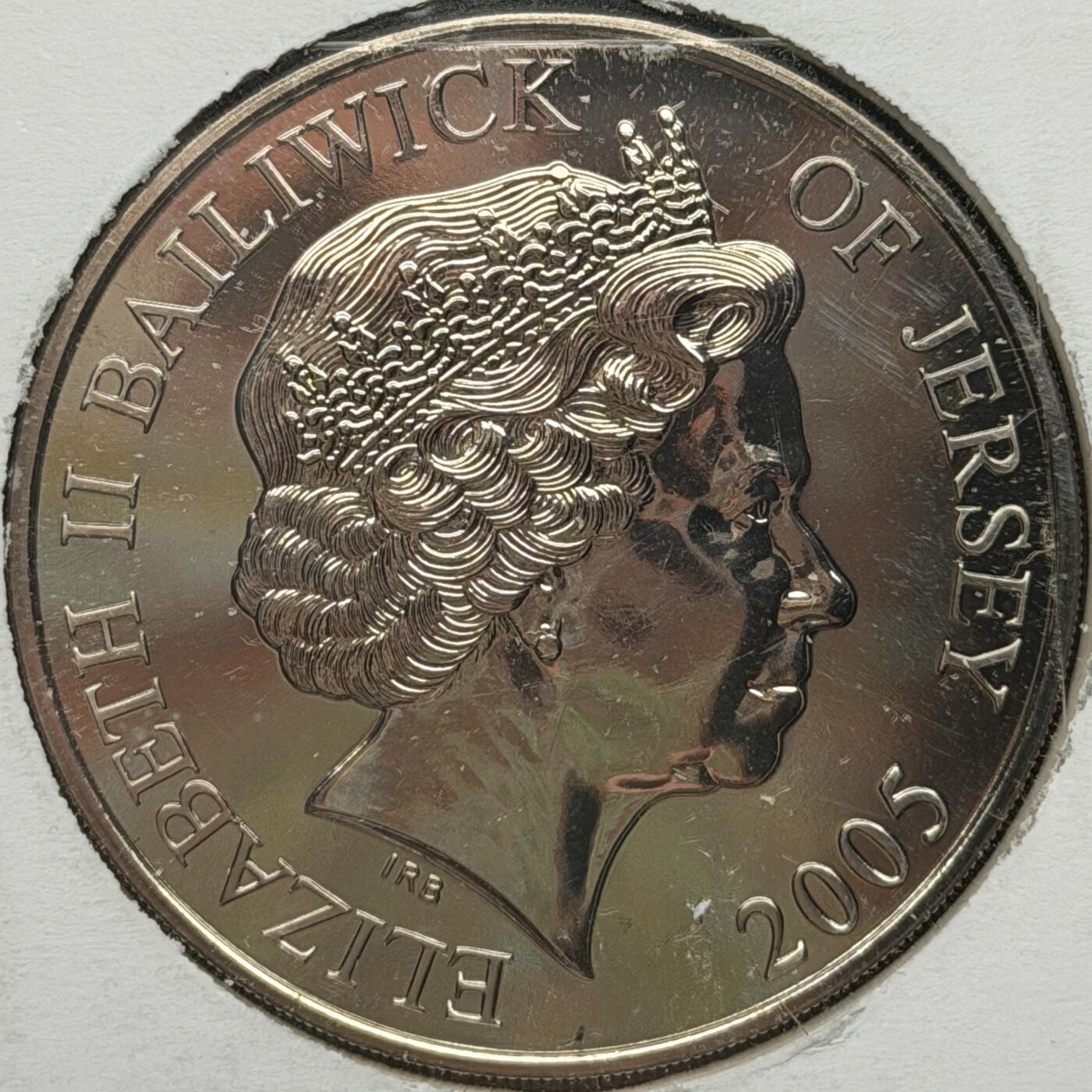 ＜星葵🌻钱币社＞第72期·东奔西走的硬币·3月31日发货 〈邮币封〉泽西岛2005年霍雷肖·纳尔逊海军上将5镑克朗型纪念币