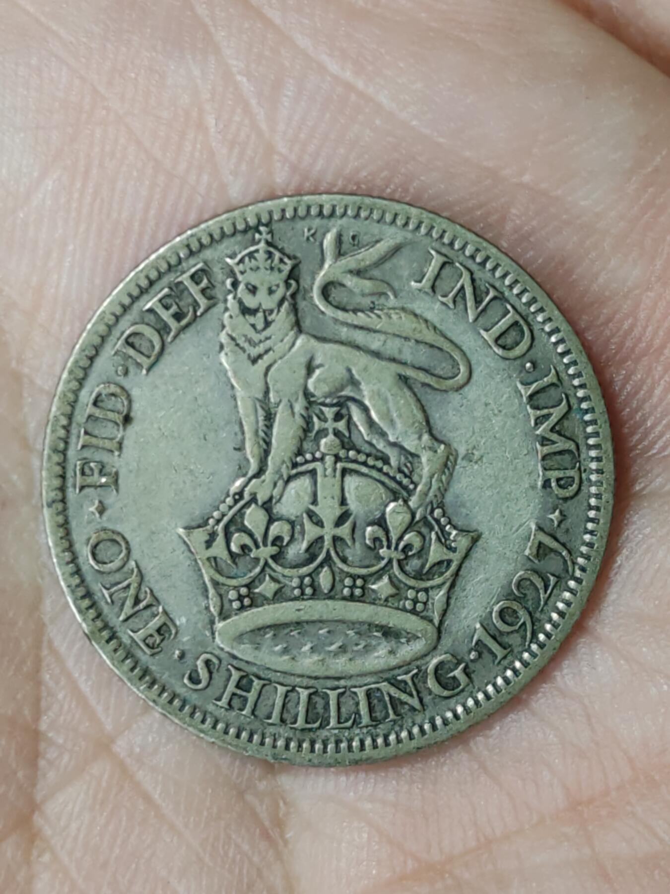 2026年第三十八场(总第二百零七场）外国好品散币场(免佣金) 英国🇬🇧1927年1先令银币(乔治五世第四版首发年，500银)