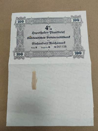 PCAI钱币  28-790 钱币证章邮票小专场 - 德国早期二战之前的公债或股票