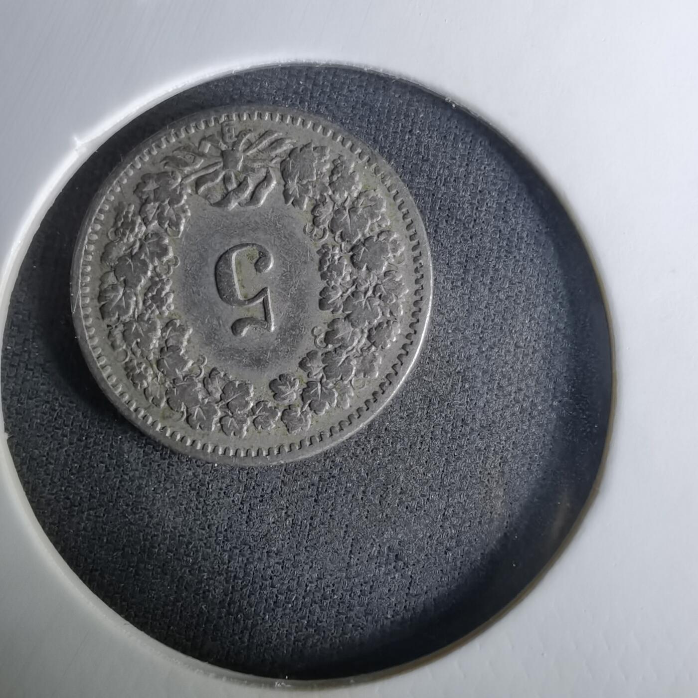 沼泽如烟--第1037场 瑞士1907年5生丁