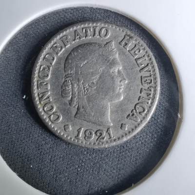 沼泽如烟--第1037场 - 瑞士1921年10生丁